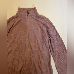 Barefoot dreams cozychic lite zip up sweater